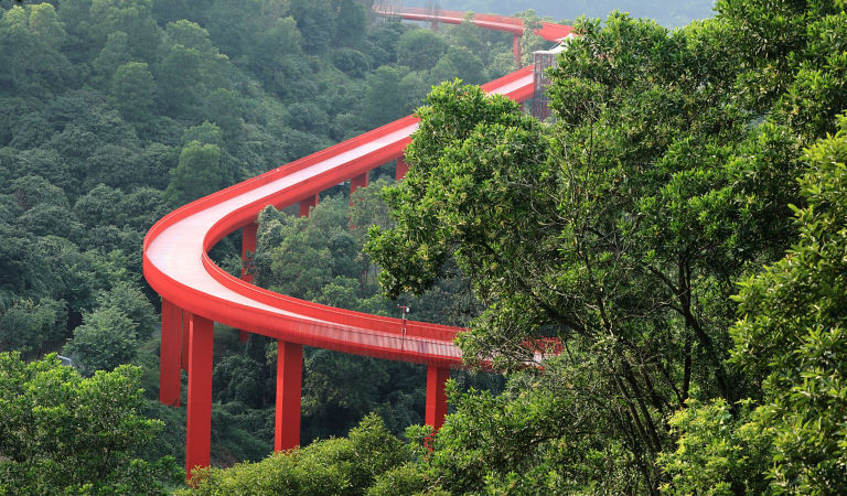 Architectural construction, Modern footbridge