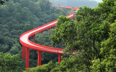Architectural construction, Modern footbridge