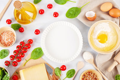 Baking preparation background