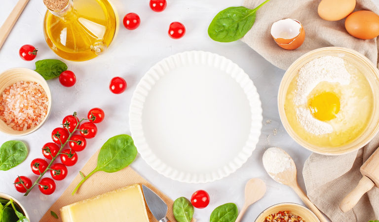 Baking preparation background