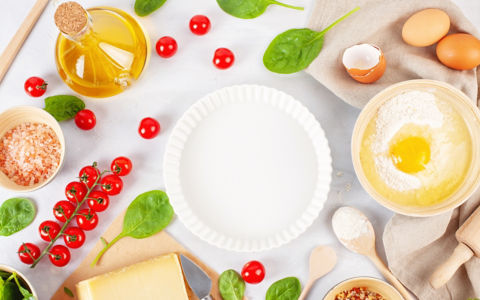 Baking preparation background