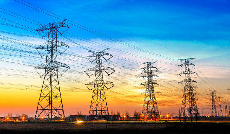 electric-grid-high-voltage-tower-802410948
