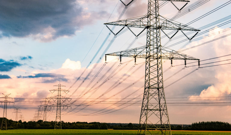 electricity towers