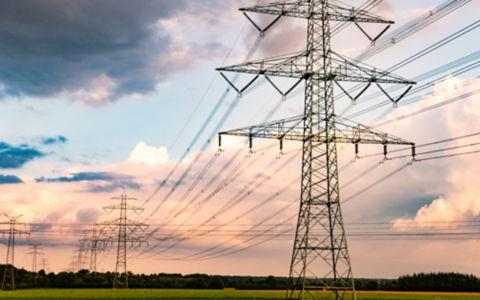 electricity towers
