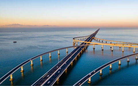 Jiaozhou Bay Bridge of Qingdao, Shandong Province, China