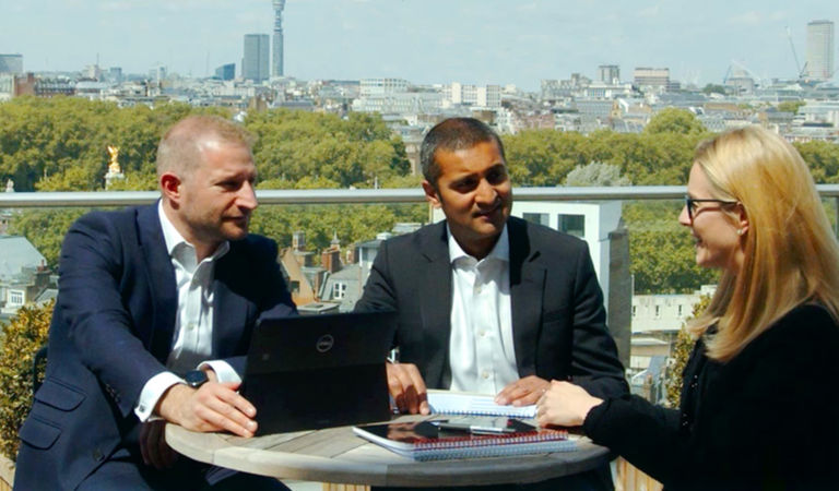 meeting on the terrace