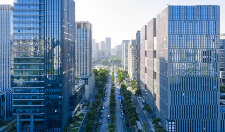 Modern sustainable city