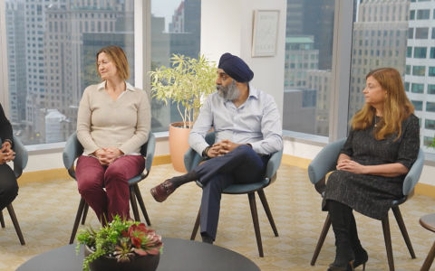 Private market video meeting