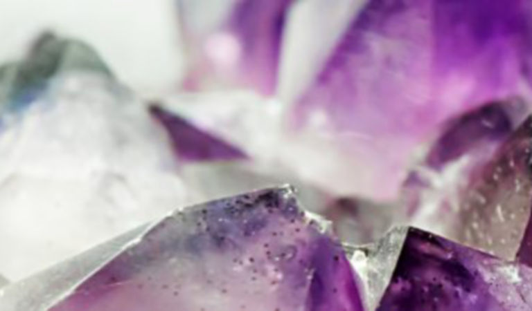 Purple diamond rocks
