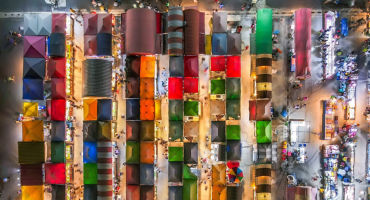 Night Market View Top