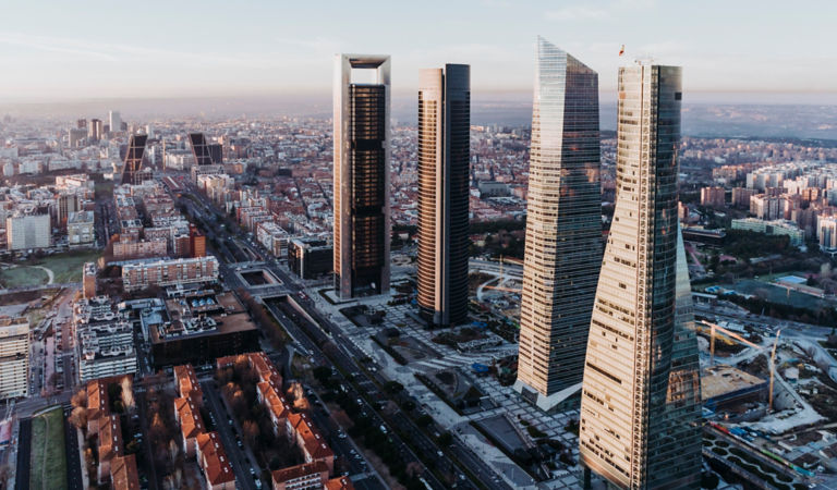 view of the madrid city