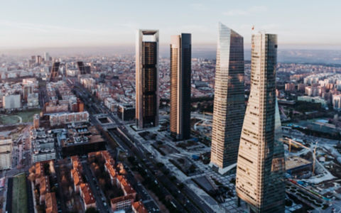view of the madrid city