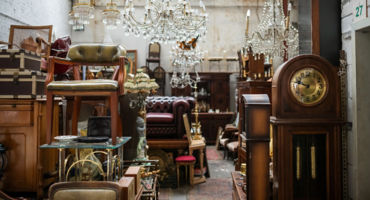 Furniture on flea market