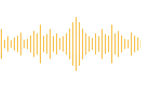 Yellow sound wav